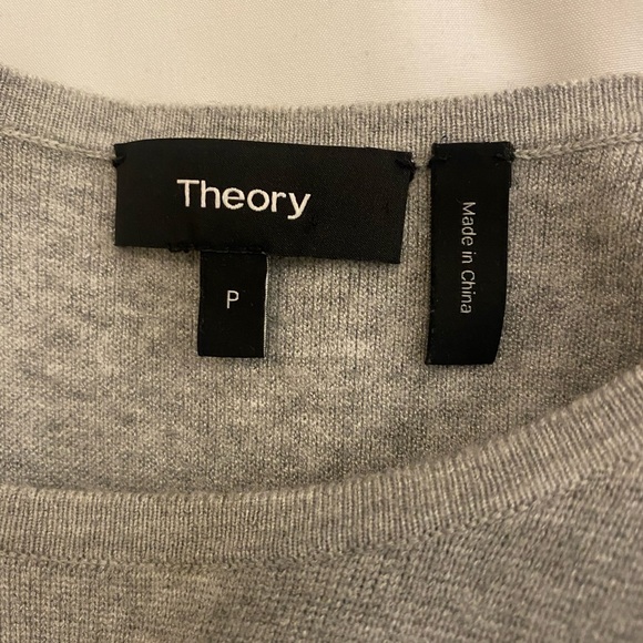 Theory casual gray sleeveless dress - Picture 3 of 3